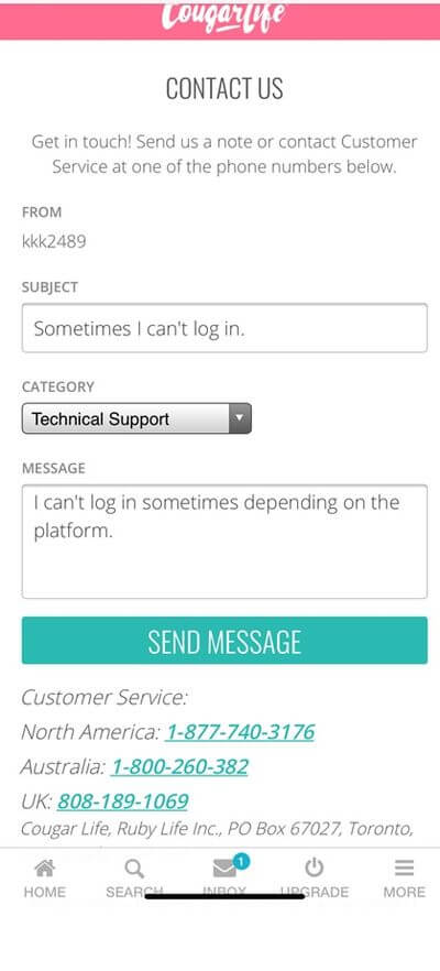 cougar-life-customer-support7