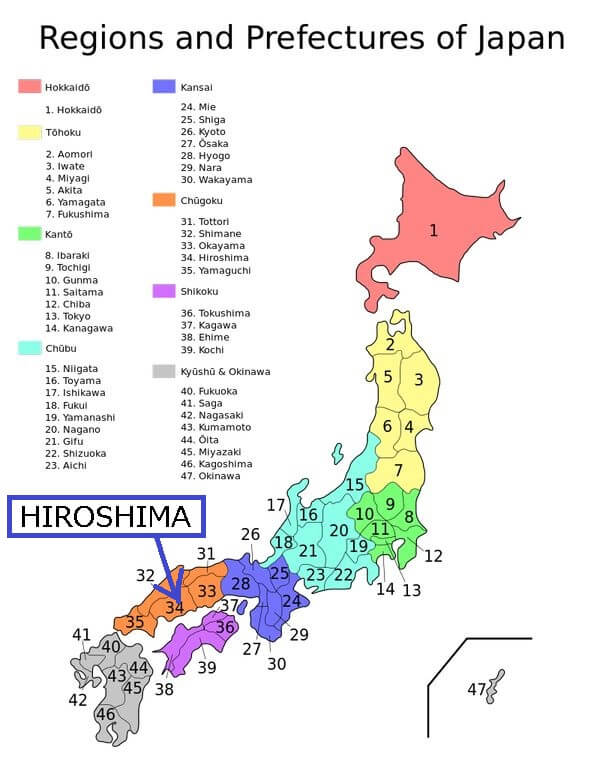 Hiroshima-map
