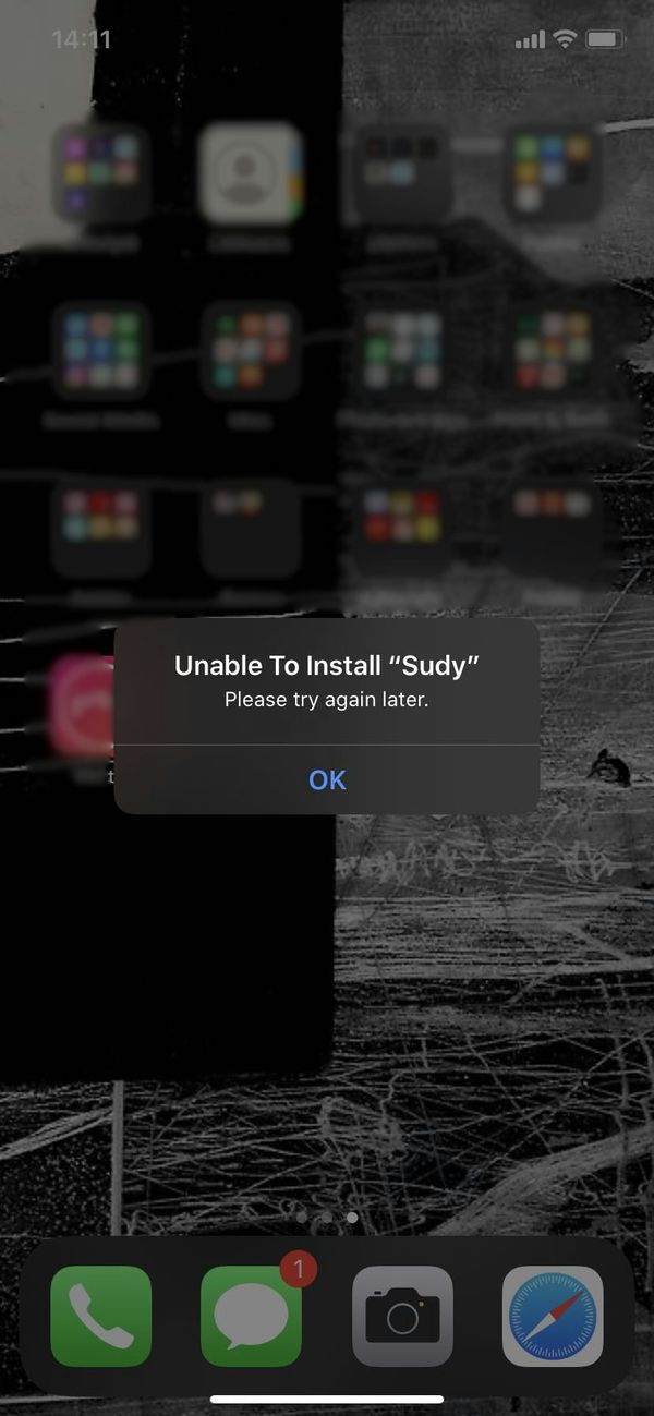 Sudy-install-error